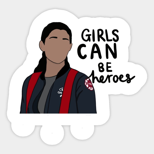 Stella Kidd Girls Can Be Heroes Sticker by stellasupstead